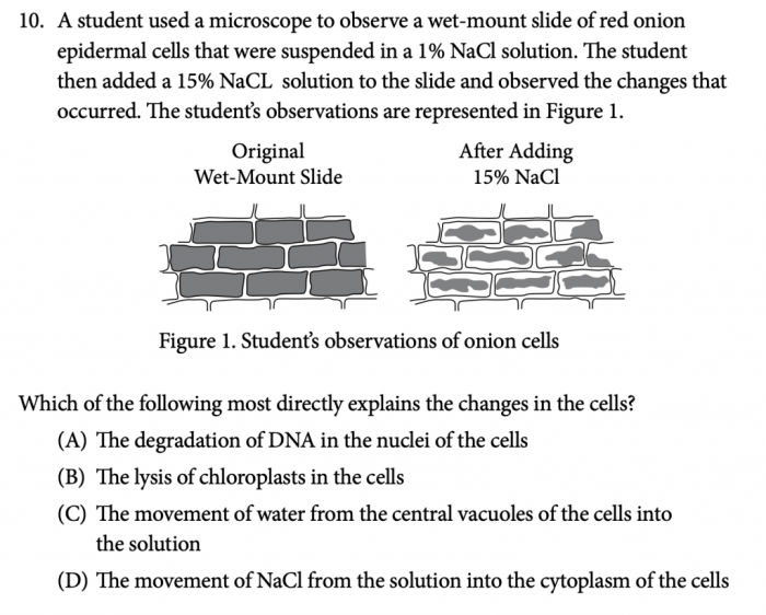 Ap bio unit 7 mcq part a