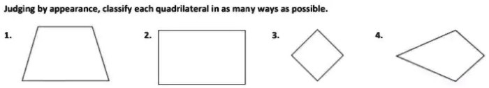 Geometry quadrilateral classifying math help lesson pi mr guy