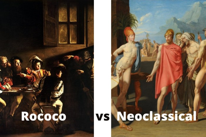 The figures in neoclassical paintings were largely