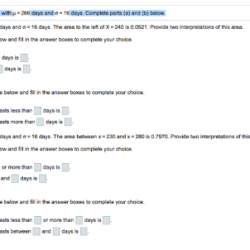 Suppose the lengths of human pregnancies are normally distributed with